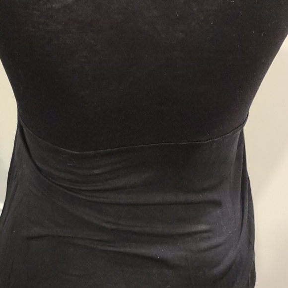 Aritzia Wilfred blk plunge neck dress - Picture 5 of 8